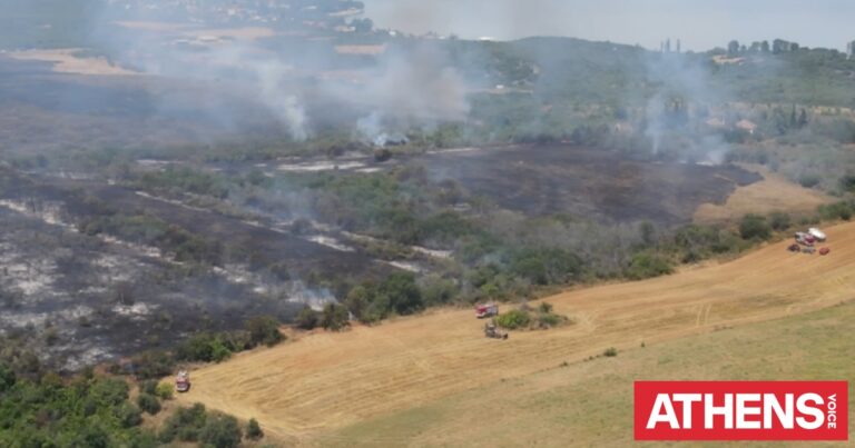 Пожарот што избувна во Северна Македонија се прошири во Грција